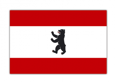 Aufkleber Berlin Flagge