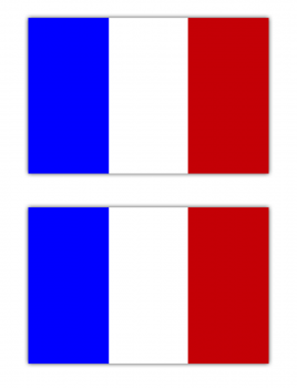 Aufkleber Frankreich Flagge