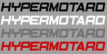 Aufkleber Hypermotard