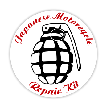 Aufkleber Japanese Motorcycle Repair Kit