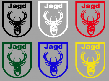 Aufkleber Jagd