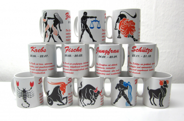 Kaffeetasse Sternzeichen