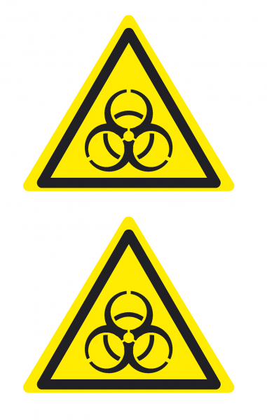 Aufkleber Biohazard